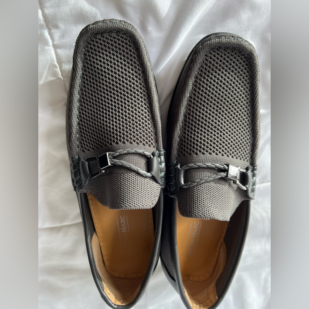 Men’s Aston Marc Gray Slide on shoes Mocassin